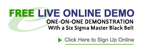 Free Online Demo with Six Sigma Master Black Belt